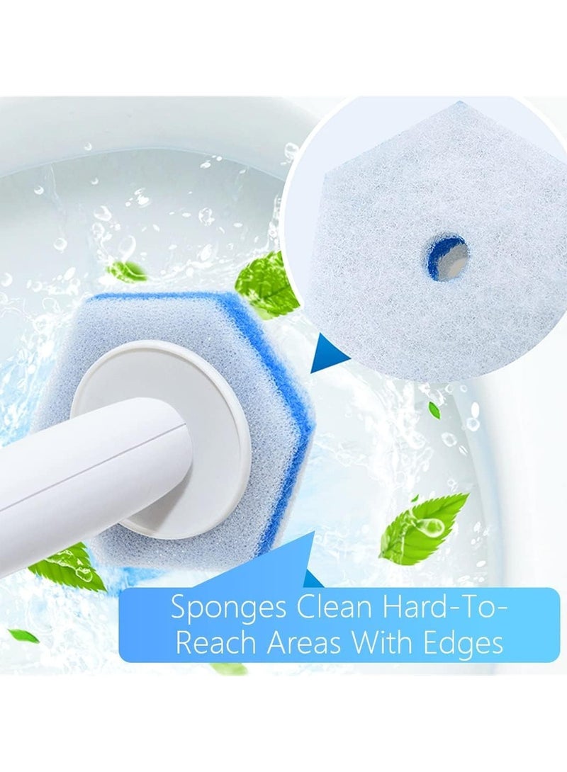 Disposable Toilet Brush Refill, 20 Pack Disposable Toilet Bowl Brush Cleaner Heads, Magic Wand Toilet Bowl Cleaner Refills, Toilet Wand Refills for Bathroom Cleaning Set - Image 5