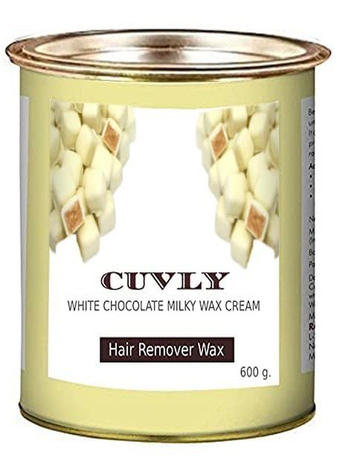 CUVLY Wax Kit - White Chocolate Wax (550gm), Wax Strips 70pc & Spatula (Pack of 4) for Women - Image 5