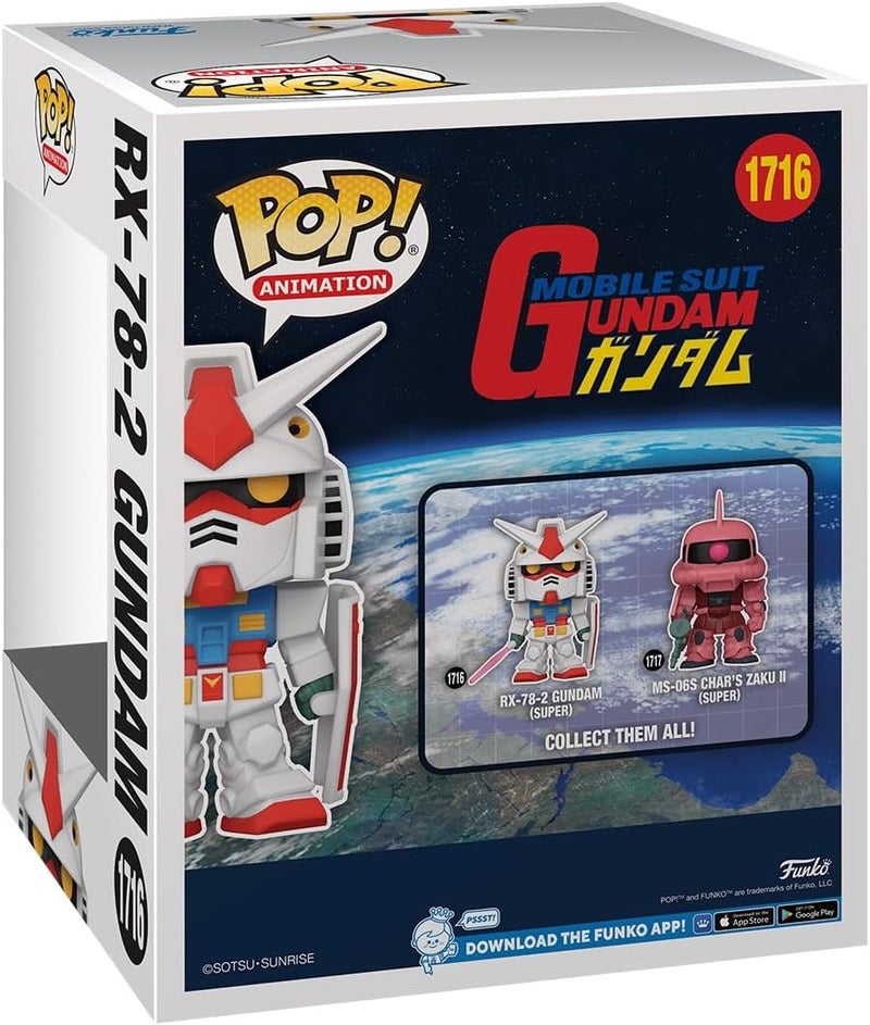Funko Funko POP Super MS Gundam  RX782 Gundam  Mobile Suit Gundam  Collectable Vinyl Figure  Gift Idea  Official Merchandise  for Kids  Adults  TV Fans  Model Figure for Collectors and Display  - Image 3