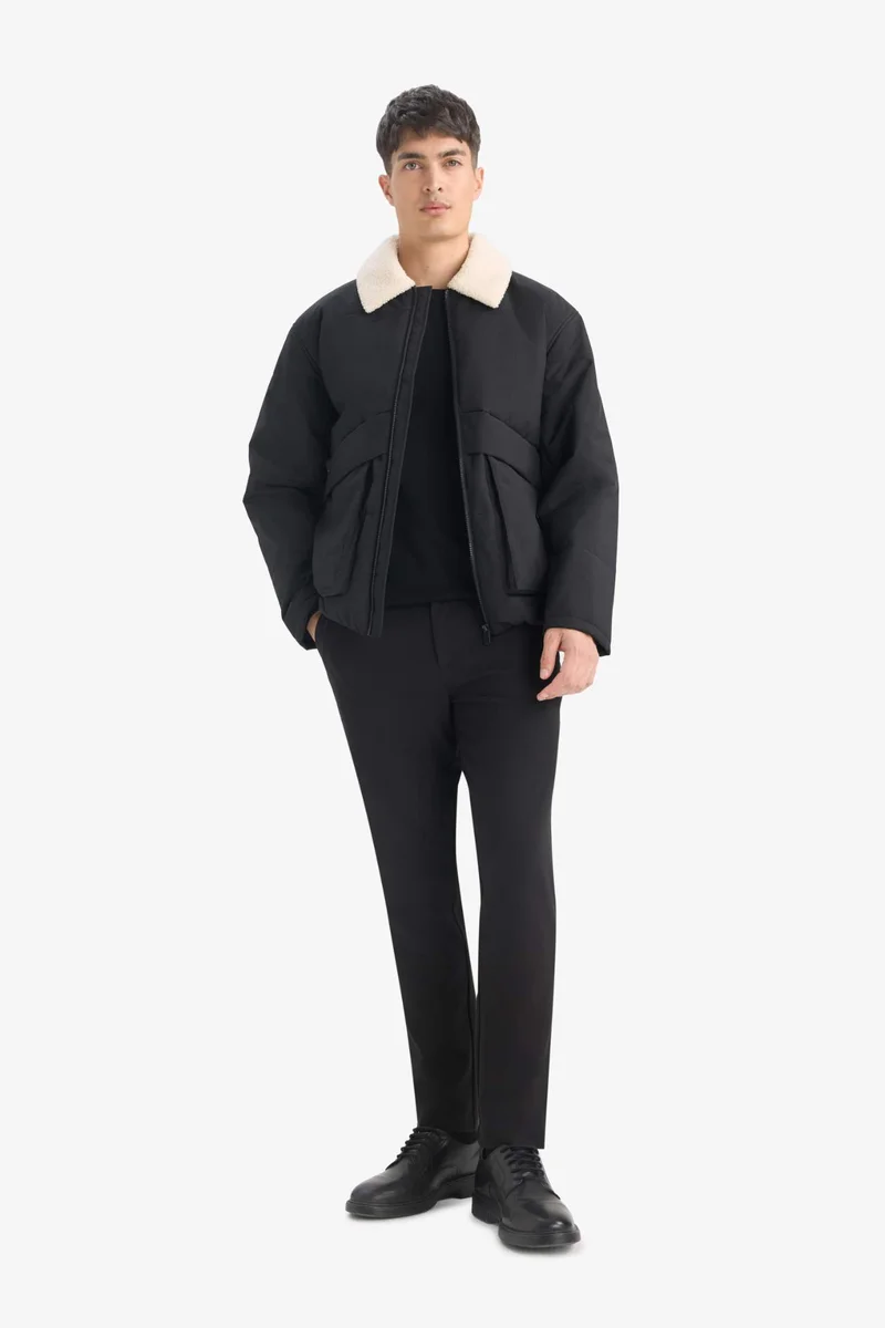 ديفاكتو Slim Fit Puffer Jacket