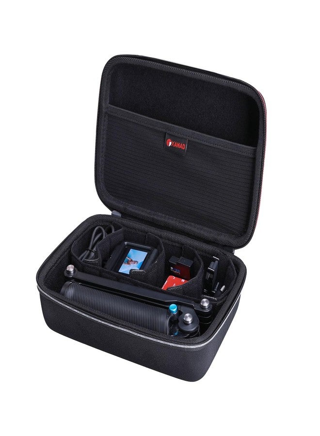 XANAD Hard Case Fits for GoPro Hero 9/8 / 7/6 / 5 / Hero (2018) or GoPro MAX Waterproof Digital Action Camera, with 4 Moveable Dividers, Black, L, Back Cover - Image 1