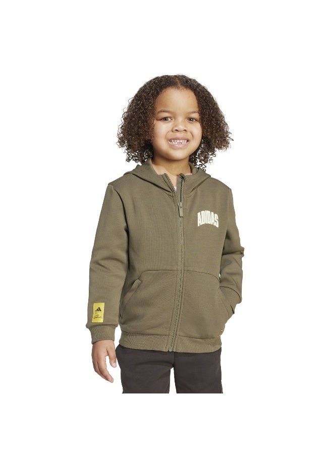 Adidas Lk Sim Tt Green Training Track Tops For Kids 18-24M - Image 2