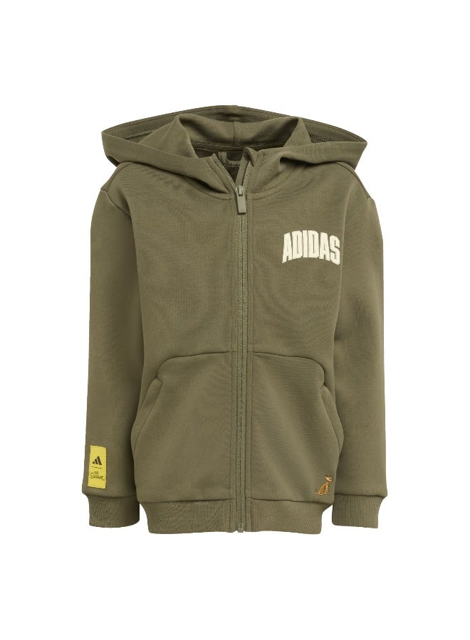 Adidas Lk Sim Tt Green Training Track Tops For Kids 18-24M - Image 1