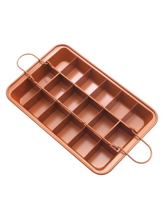Non-Stick Brownie Baking Pan with Removable Base & Dividers  - Image 1