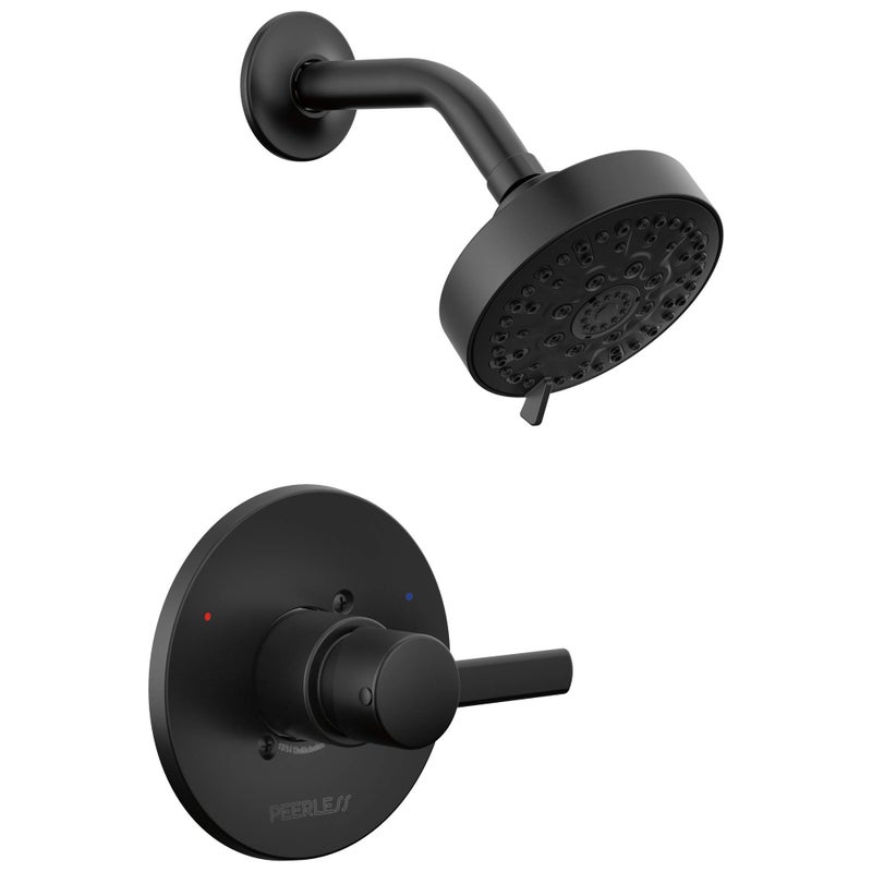 Peerless PTT188782BL Trim Kit Shower Only Matte Black