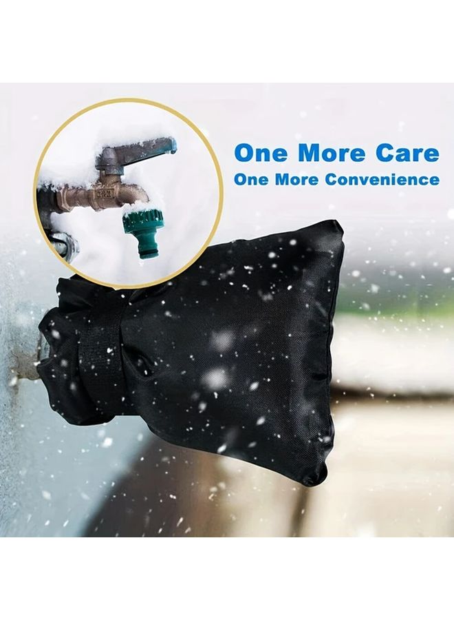 Winter Freeze Protection Heavy Duty Outdoor Faucet Cover Insulated 1pc - Image 3