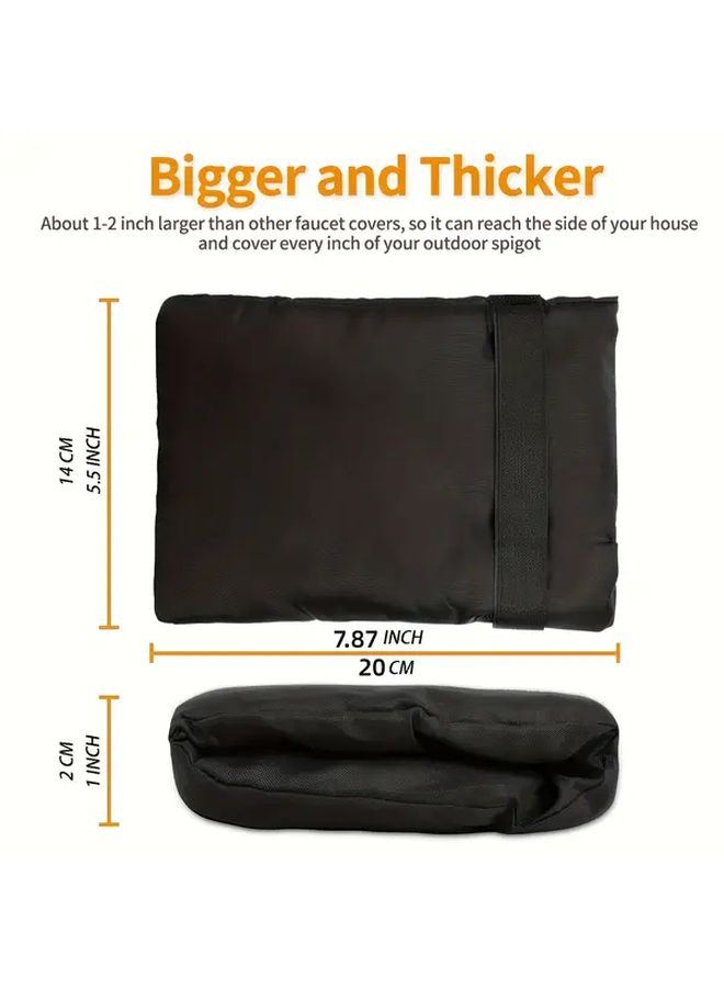 Winter Freeze Protection Heavy Duty Outdoor Faucet Cover Insulated 1pc - Image 5