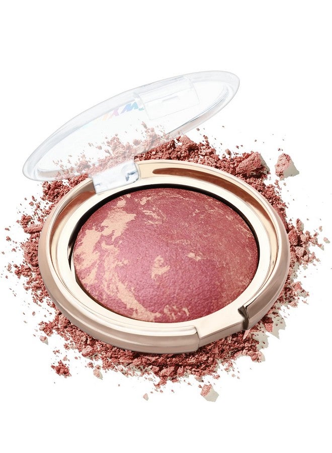 LYSdefeu Baked Powder Blushbrighten Glow Marbleized Blush Powder Palettelightweight Shimmery Crueltyfree Face Blush For Cheekseyeshadow & Highlightmakeup Gift For Women Rubores De Maquillaje(0.49Ounce)04 - Image 1