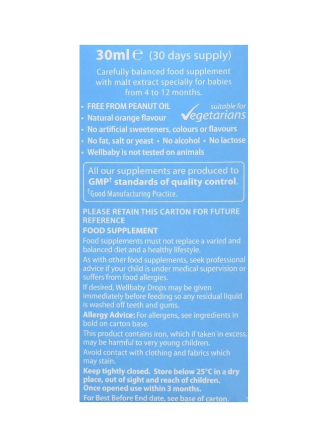 فيتابيوتيكس ويل بيبي قطرات فيتامينات متعددة 30 مل - Image 4