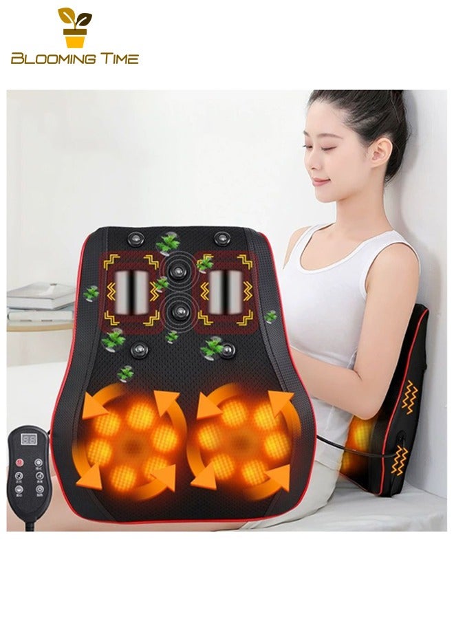 بلومنغ تايم قطني مدلك عنق الرحم الظهر العجن وسادة تدليك الجسم كله الكهربائية وسادة تدليك السيارة المنزلية وسادة وسادة متعددة الوظائف الجسم الكهربائية الكتف وعنق الرحم مدلك عنق الرحم مدلك - Image 5