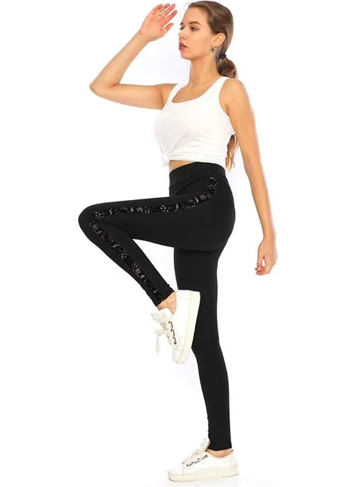 Bluence Side Stripe Detailed Sports Tights