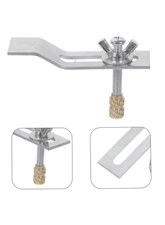 10 Pcs Under mount Sink Brackets, Washbasin Clamps Bracket, Under mount Sink Clips Kitchen Bathroom Sink Protectors for Kitchen Sink Dishwasher Mounting Bracket - Image 2