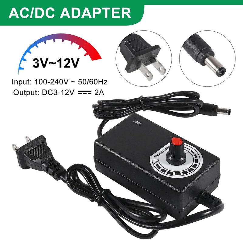 AITIAO 120mm x 32mm Electric BBQ Blower Fan 12V with 110v - 240v AC Variable Speed Controller Dual Ball Squirrel Cage Centrifugal Air Blower Replacement DIY Cooling Projects, BBQ, Drum Smoker - Image 4