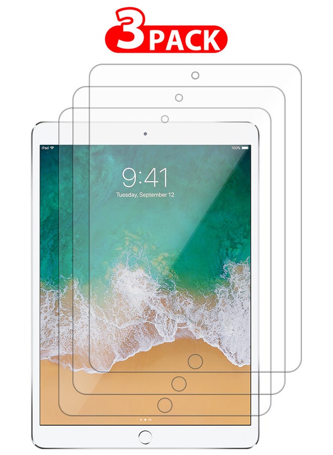 CATANES 3 Packs For Apple iPad Pro 10.5 Screen Protector 9H Hardness Tempered Glass Scratch Resistant HD Display Screen Protector - Image 1