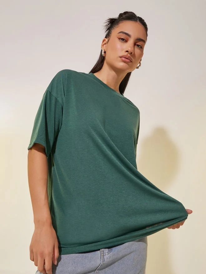 Take Two Slogan Print Round Neck T-Shirt