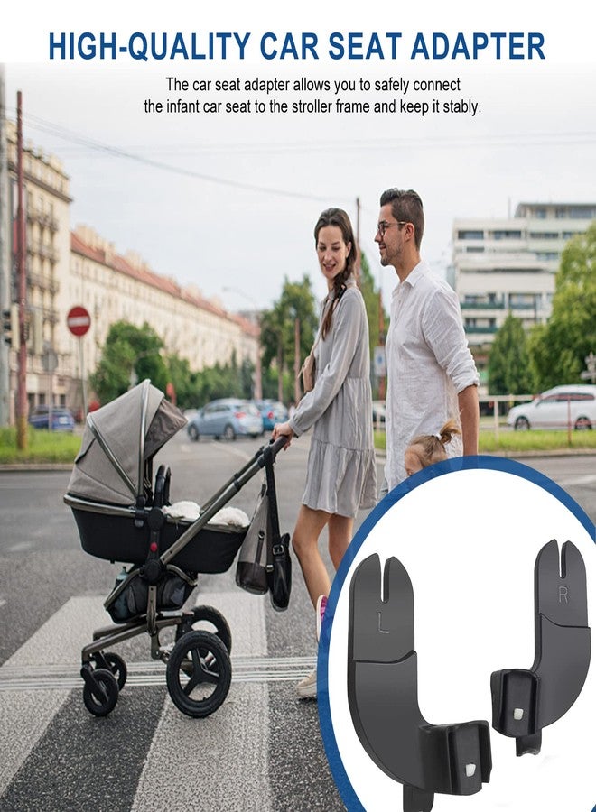 UTNVBTR Car Seat Adapter for Stroller Compatible with Baby Jogger City Select, City Select 2, or City Select LUX Stroller Accessories Car Seat Adapter for Stroller (Black) - Image 3