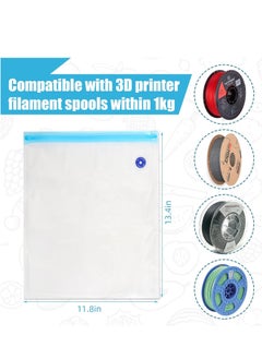 SYOSI 3D Printer Filament Storage Vacuum Bags Kit Filament Vacuum Bags Filament Vacuum Storage Bag Kit with Electric Pump for Keeping Filament Dry  - Image 4