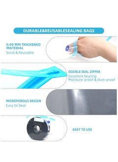SYOSI 3D Printer Filament Storage Vacuum Bags Kit Filament Vacuum Bags Filament Vacuum Storage Bag Kit with Electric Pump for Keeping Filament Dry  - Image 3