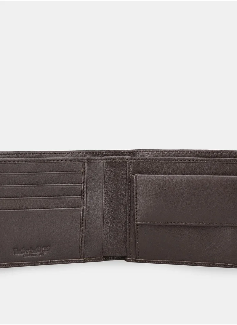 تمبرلاند Men's Bifold Coin Pocket Wallet