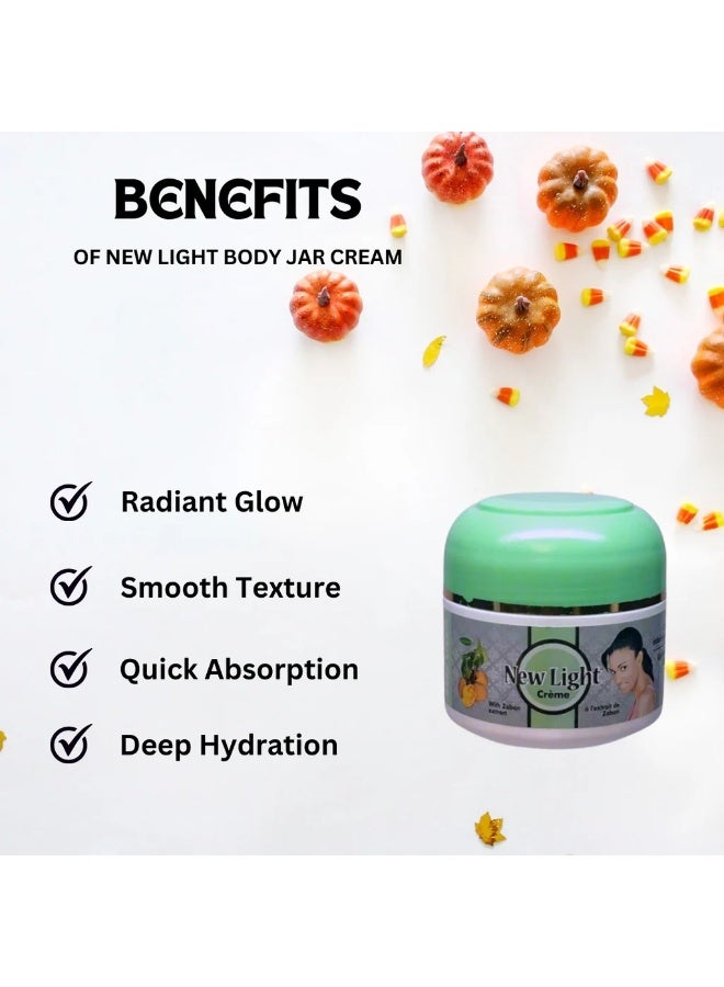 نيو لايت كريم نيو لايت 300 غرام/10.5 أونصة مع مستخلصات الزعفران. يرطب البشرة وينعمها ويفتح لونها. - Image 2