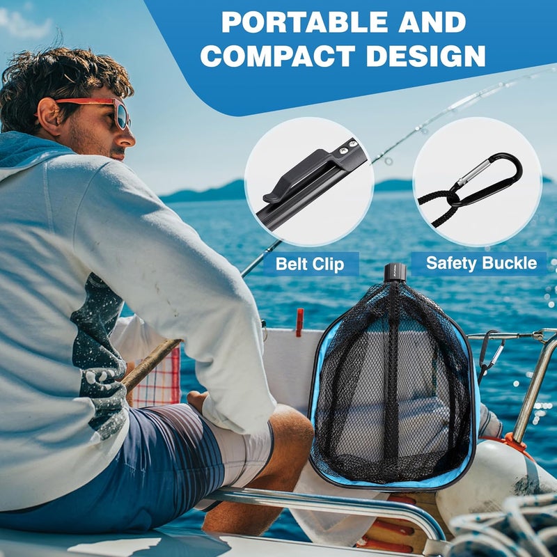 FLISSA Foldable Fishing Net with EVA Foam and Aluminum Alloy Handle - Image 4