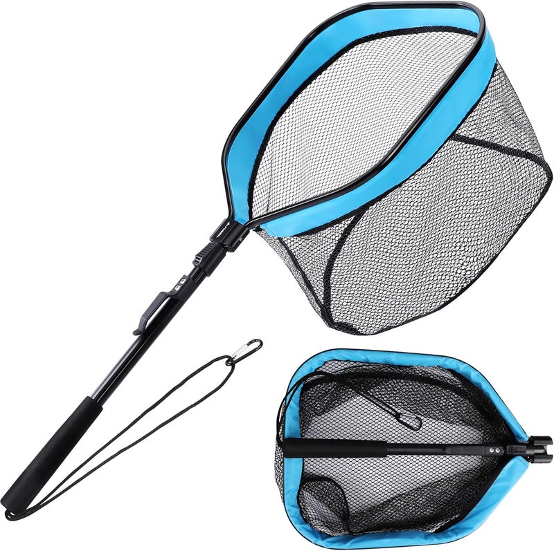 FLISSA Foldable Fishing Net with EVA Foam and Aluminum Alloy Handle - Image 1