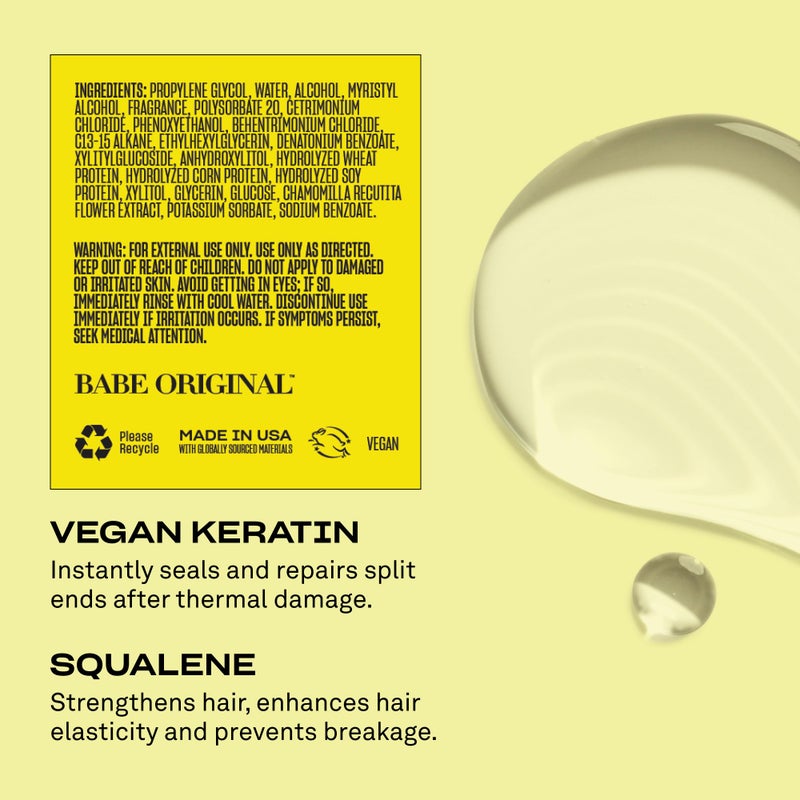 BABE ORIGINAL بabe علاج اللمعان الأصلي من بabe لوكس جلوس، يعزز الترطيب، قناع شعر مائي لاميلار في الحمام، 250 مل - Image 5