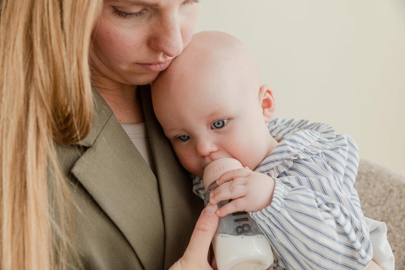 BIBS زجاجة بيبس للأطفال 5 أونص 150 مل خالية من BPA آمنة في غسالة الصحون متوافقة مع مجموعات زجاجات بيبس المباعة بشكل منفصل - Image 5