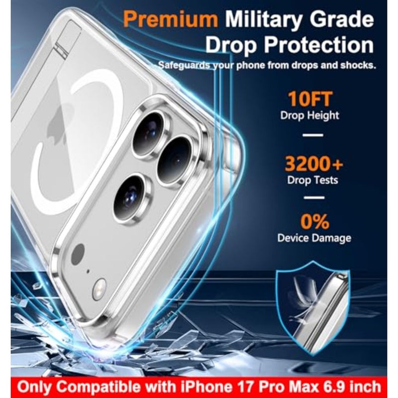 Magnetic for Case, with [3 Stand Ways] [Military Grade Drop tection] with Invisible Stand Shockof Slim Case for 6.9 inch - Image 3