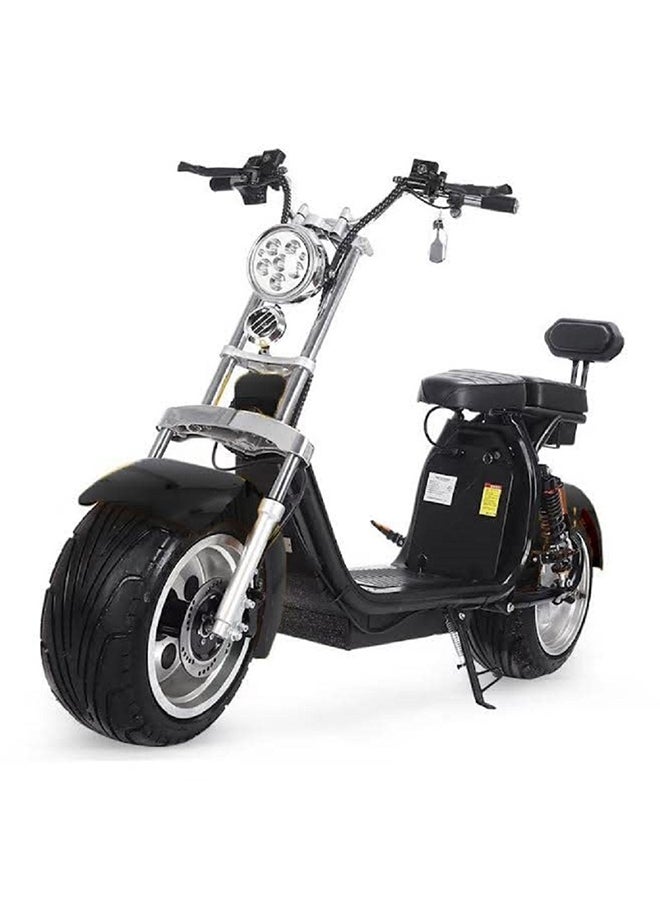 Megawheels Trendy 2000 Watts Coco Harley Scooter With Fat Wheels 60 V Removable Battery for Adults - Image 2