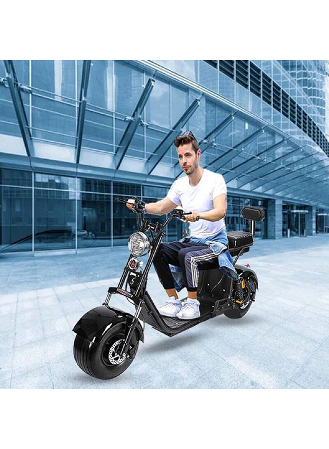 Megawheels Trendy 2000 Watts Coco Harley Scooter With Fat Wheels 60 V Removable Battery for Adults - Image 3