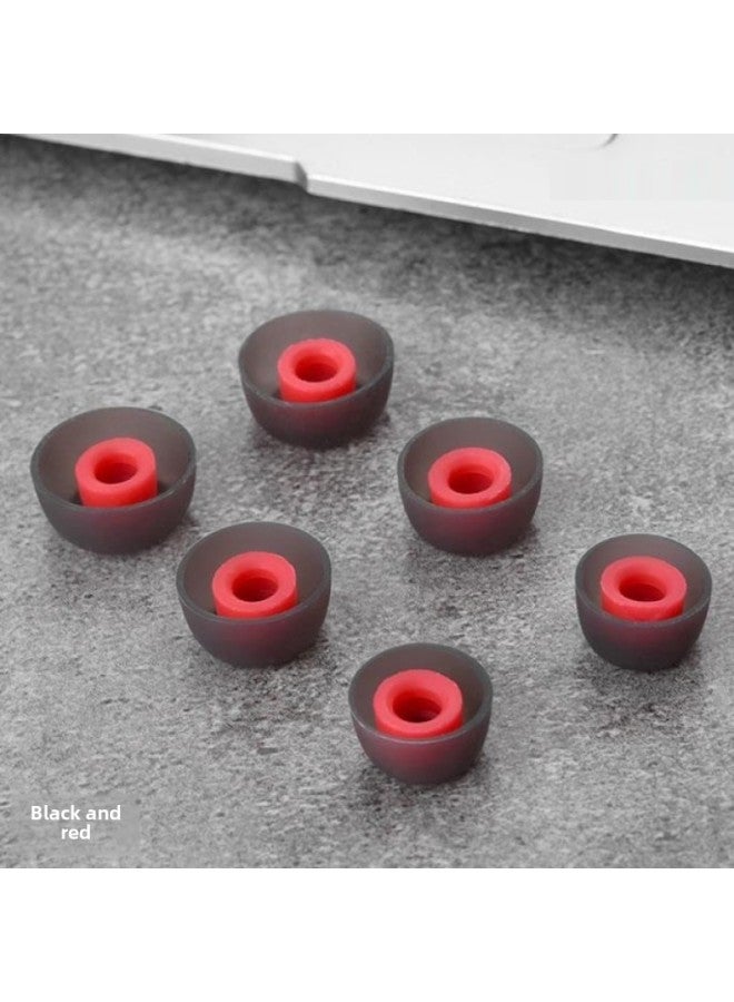 Earplugs Silicone Cap Bluetooth Headset Silicone Protective Case Two-color Earcap Earmuffs Earmuffs Silicone Head Accessories-Color:Double Hardness/Double Color-Model:L/Large - Image 3
