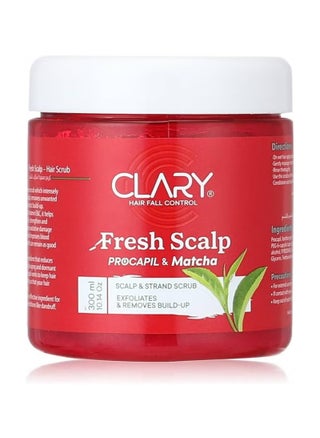 Clary Hair Fall Control Fresh Scalp With Procapil & Matcha - 300 Ml - pzsku/Z5960A8C0D0C4D31C37DFZ/45/1749987599/3ea39b27-aeb3-41f6-87fd-a57594ab0aee