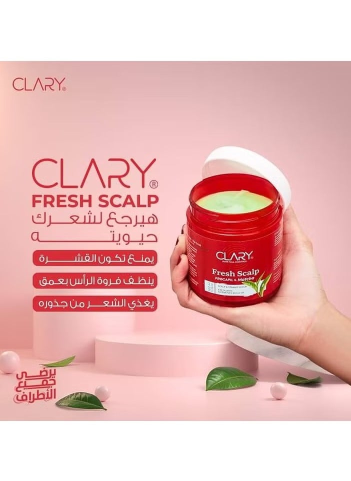 Clary Hair Fall Control Fresh Scalp With Procapil & Matcha - 300 Ml