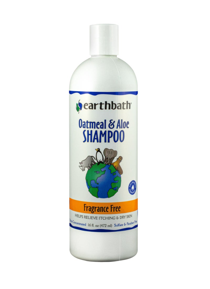 earthbath شامبو الشوفان والألوة خالي من العطر - Image 1