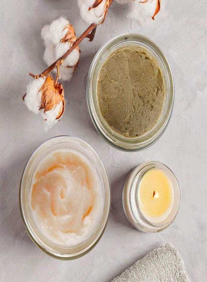 Devinez Multipurpose (Pack of 6) Round Clear Glass Cosmetic Jars,30gm with Inner Liners and Golden Lids, Travel Jars, Refillable for Makeup, Cream, Lotion, Sugar Scrubs, Eye Shadow Paint, Jewelry - Image 5