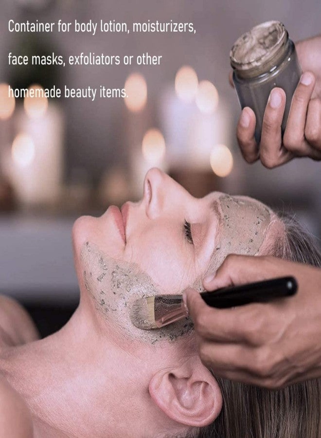 Devinez Multipurpose (Pack of 6) Round Clear Glass Cosmetic Jars,30gm with Inner Liners and Golden Lids, Travel Jars, Refillable for Makeup, Cream, Lotion, Sugar Scrubs, Eye Shadow Paint, Jewelry - Image 3