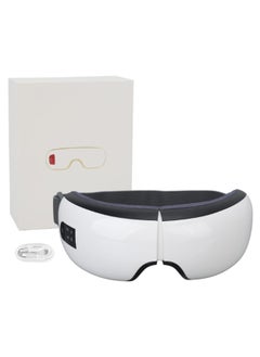 Kimaya Eye Massager, USB Rechargeable Electric Heat Compression Eye Relief Tool with Music  - Image 1