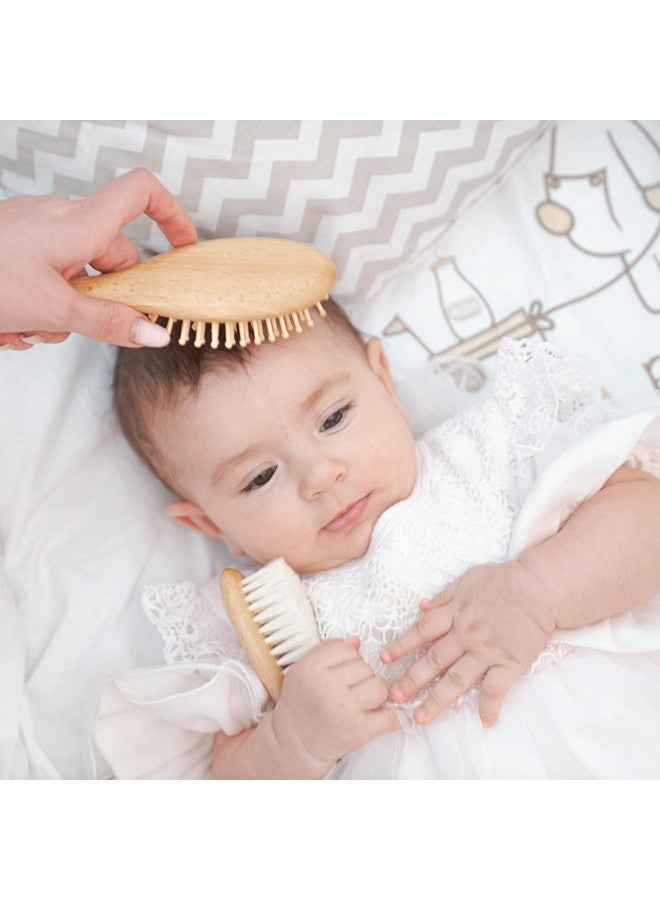Mr. Pen Mr. Pen- Baby Brush and Comb Set, 3Pcs, Wooden, Baby Hair Brush, Cradle Cap Brush, Baby Brush Set for Newborns, Infant Hair Brush, Baby Comb and Brush Set, Newborn Hair Brush, Baby Brushes for Hair - Image 2