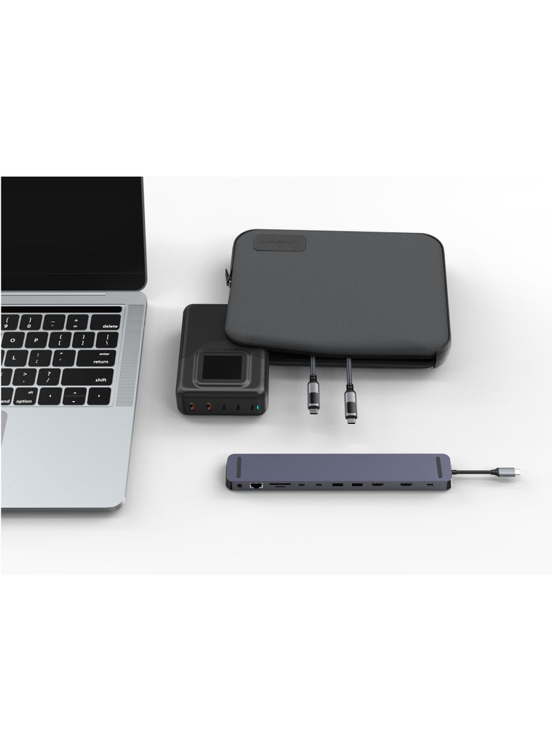 urtech URTECH Premium Travel Tech Organizer | Professional Cable Management Solution with Magnetic Closure & Premium Materials - Image 4