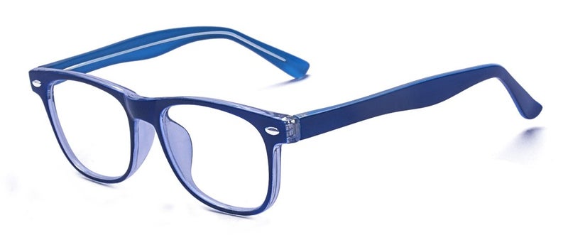Outray Kids Teens Computer Blue Light Blocking Glasses for Boys and Gilrs Anti Eyestrain 2185c2 Blue - Image 1
