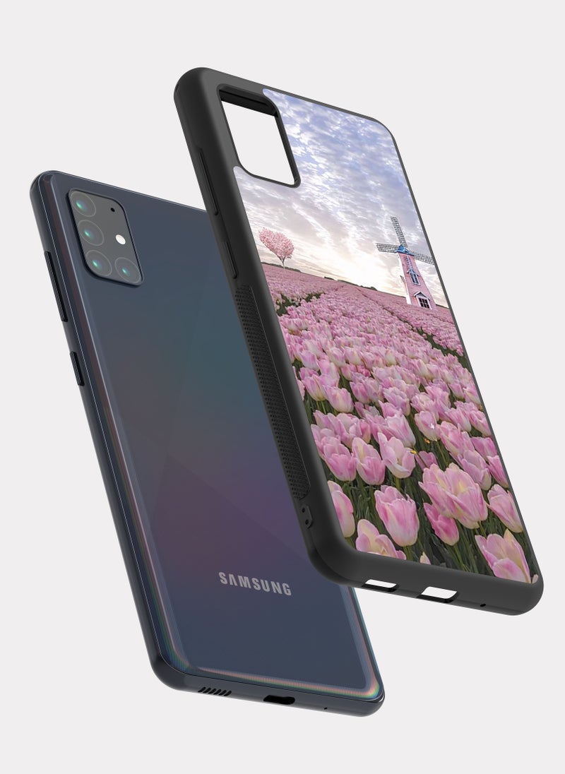 PXLAAT Samsung Galaxy A51 case cover Rose Farm - Image 2