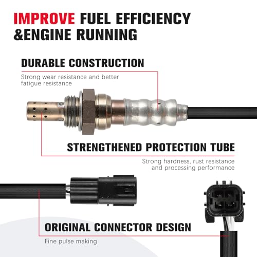QIJIAUTO O2 O2 Oxygen Sensor Downstream Bank 1 Sensor 2 Compatible for Hyundai Sonata for Santa Fe for Tucson for Kia Optima Sorento for Sportage Sedona Cadenza Telluride 2.0L 2.4L 3.3L 3.8L - Image 4