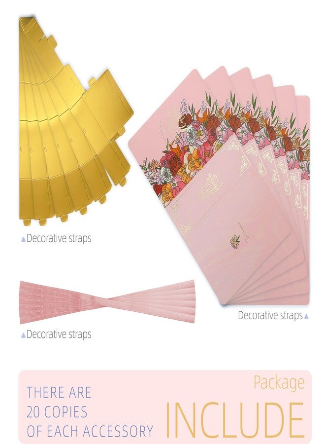 Topoloar 20 Pack Small Pink Candy Party Favor Box Bulk, Rectangular Floral Mini Candy Gift Box with Ribbon, Birthday Party Baby Shower Supplies Christmas, Birthdays, Weddings, Bridesmaid 4.72*3.14 inches - Image 3