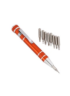 LAWAZIM Pocket Pen Screwdriver Set 9 Pieces |Professional Cushion Grip| Screwdrivers for Home Repair, Improvement, Craft|Phillips Head Screwdriver and Flat Head Screwdriver, Slotted  - Image 2