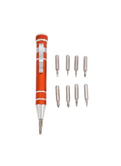 LAWAZIM Pocket Pen Screwdriver Set 9 Pieces |Professional Cushion Grip| Screwdrivers for Home Repair, Improvement, Craft|Phillips Head Screwdriver and Flat Head Screwdriver, Slotted  - Image 3