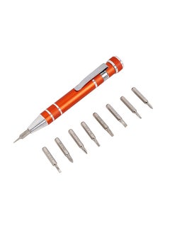 LAWAZIM Pocket Pen Screwdriver Set 9 Pieces |Professional Cushion Grip| Screwdrivers for Home Repair, Improvement, Craft|Phillips Head Screwdriver and Flat Head Screwdriver, Slotted  - Image 4