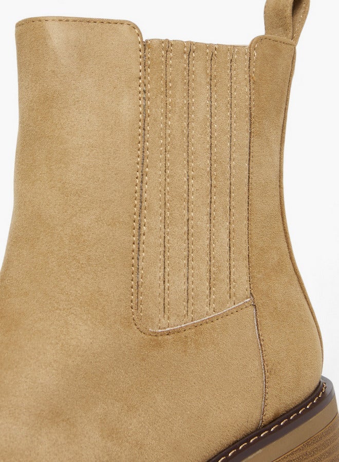 Lee Cooper Women's Solid Chelsea Boots with Block Heel - Image 4