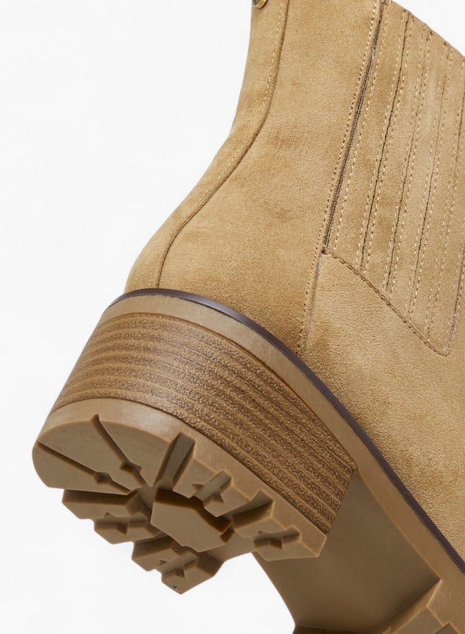 Lee Cooper Women's Solid Chelsea Boots with Block Heel - Image 5