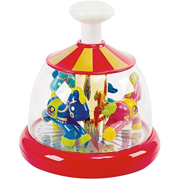 PUSH N SPIN CAROUSEL, MULTI-COLOUR, 1611 - Image 1